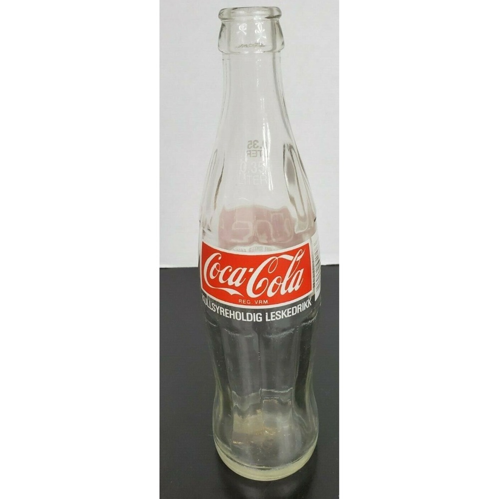 Vintage Coca-Cola Bottle from Norway, Empty - .35 Liter